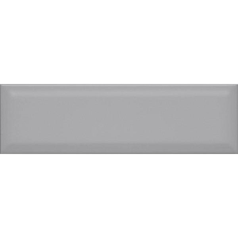 Керамическая плитка Kerama Marazzi Аккорд серый грань 9014 настенная 8,5х28,5 см