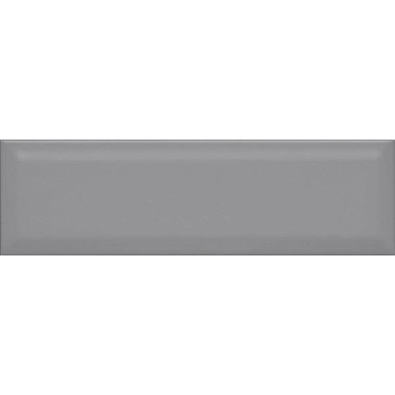 Керамическая плитка Kerama Marazzi Аккорд серый тёмный грань 9015 настенная 8,5х28,5 см