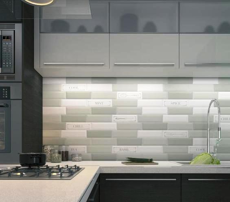 Керамическая плитка Kerama Marazzi Белый 9001 8,5х28,5 настенная 8,5х28,5 см