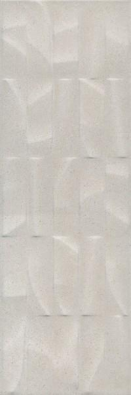 Керамическая плитка Kerama Marazzi Безана серый светлый структура обрезной 12151R настенная 25х75 см
