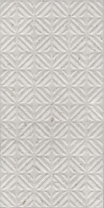Керамическая плитка Kerama Marazzi Карму структура серый светлый матовый обрезной 11209R настенная 30х60 см
