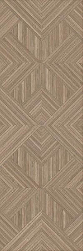 Керамическая плитка Kerama Marazzi Ламбро коричневый структура обрезной 14039R настенная 40х120 см