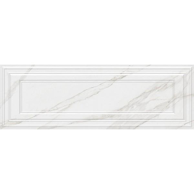 Керамическая плитка Kerama Marazzi Прадо белый панель обрезной 14002R настенная 40х120 см