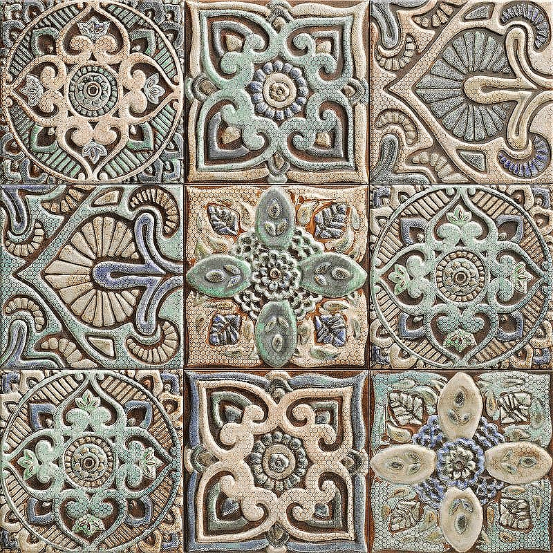 Керамическая плитка Mainzu Mandala Centro настенная 20х20 см