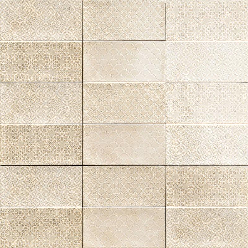 Керамическая плитка Mainzu Rev. Decor Camden Bone 919325 10x20 см