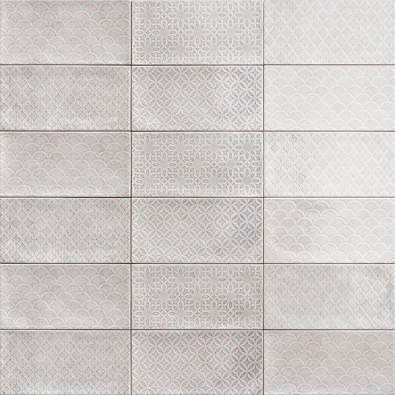 Керамическая плитка Mainzu Rev. Decor Camden Grey 919327 10x20 см