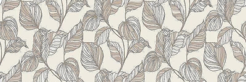 Керамическая плитка Marazzi Ragno Vida Decoro Edera Beige Touch Rett RA6Z настенная 30х90 см