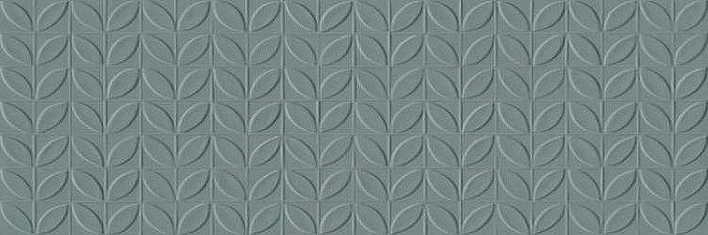 Керамическая плитка Marazzi Ragno Vida Struttura Foglia 3D Azzurro Rett RA6R настенная 30х90 см