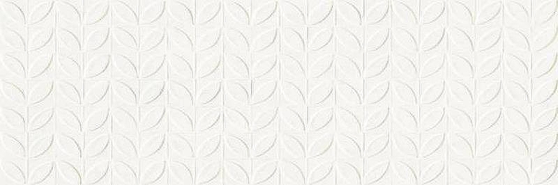 Керамическая плитка Marazzi Ragno Vida Struttura Foglia 3D Bianco Rett RA6J настенная 30х90 см