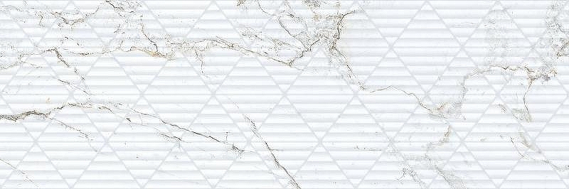 Керамическая плитка Porcelanite Dos Iguazu 9547 White Relieve настенная 30х90 см