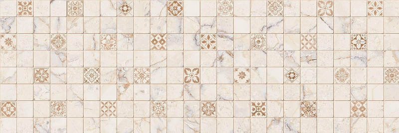 Керамическая плитка Primavera Elise Beige Decor 01 NG DNG07-01 30х90 см