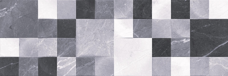 Керамическая плитка Primavera Perfect Nero Decor 02glossy DG01-02 30х90 см