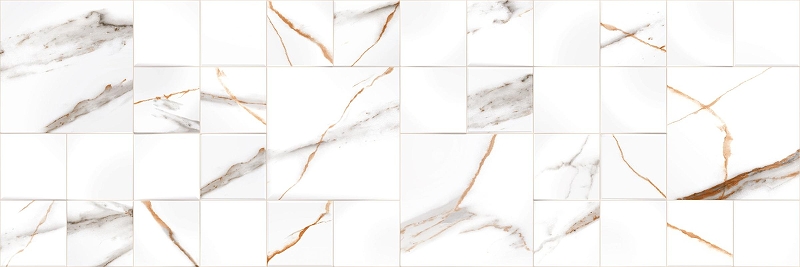 Керамическая плитка Primavera Signorina Gold Decor 02 carving DC15-02 30х90 см