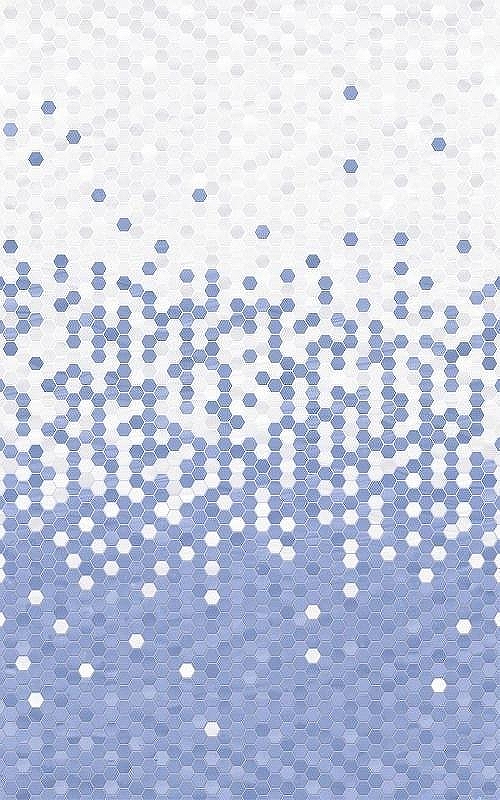 Керамическая плитка Шахтинская плитка (Unitile) Лейла голубой низ 02 настенная 25х40 см