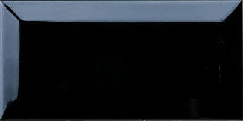 Керамическая плитка TAU Ceramica Biselado Classic Black BR 07411-0002 настенная 7,5х15 см