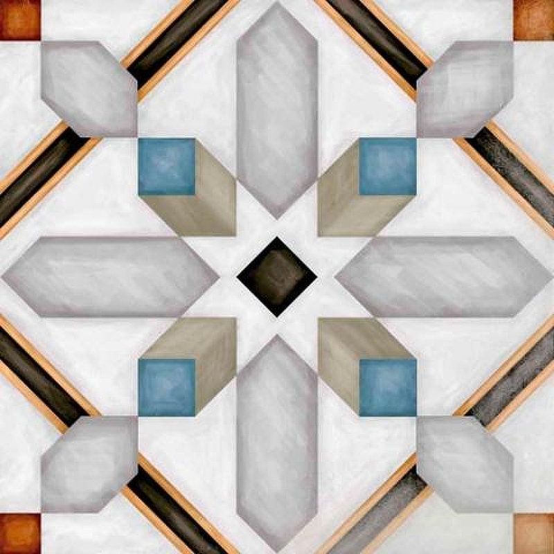 Керамическая плитка Vives Ceramica Vodevil Demel Multicolor напольная 20х20 см