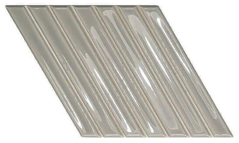 Керамическая плитка WOW Spike Bars A Mineral Grey Gloss 135013 настенная 15х25,9 см