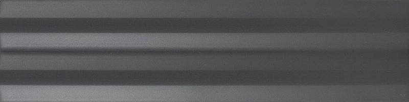 Керамическая плитка WOW Stripes Graphite Matt 108926 настенная 7,5х30 см