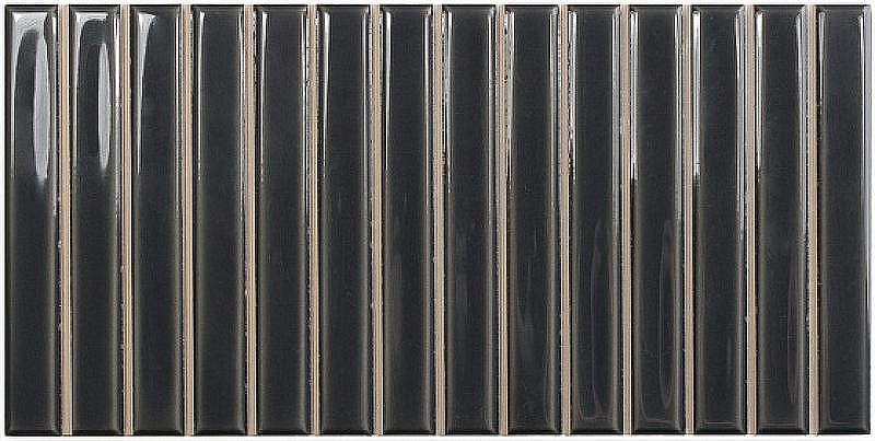 Керамическая плитка WOW Sweet Bars Ebony 128704 настенная 12,5x25 см