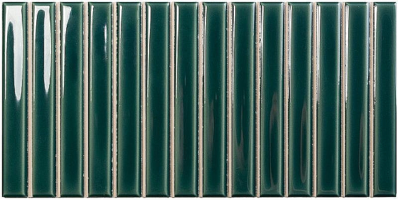 Керамическая плитка WOW Sweet Bars Royal Green 128702 настенная 12,5x25 см