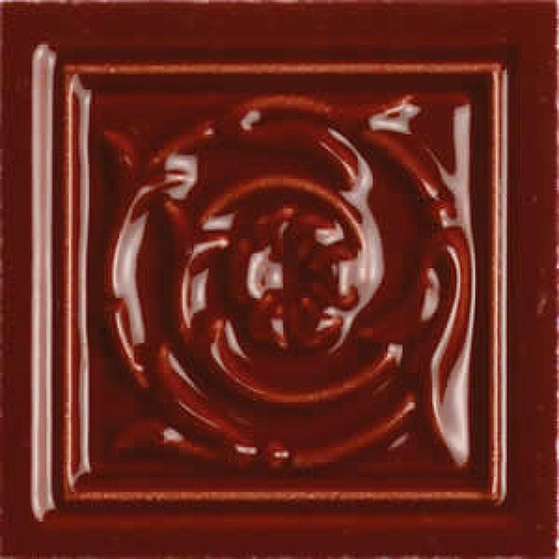 Керамическая вставка Petracers 800 Italiano Tozzetto Bordeaux BS TOZ 01 8х8 см