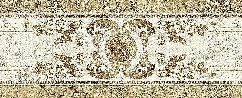 Керамический бордюр Eurotile (Rus) Anika центр 292 12х30 см