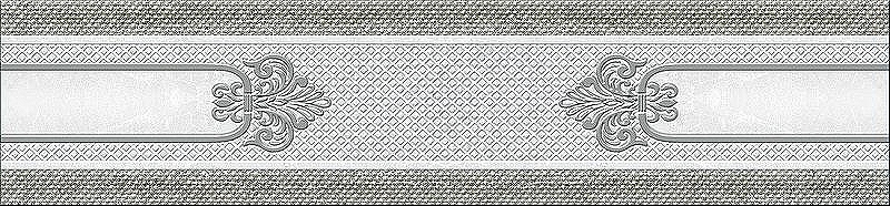Керамический бордюр Eurotile (Rus) Istambul Grey Eclipse 350 7х30 см