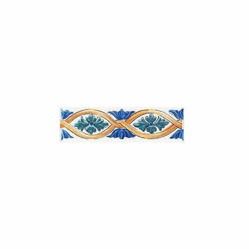 Керамический бордюр Kerama Marazzi Капри майолика STG\A492\1146H 3х9,8 см