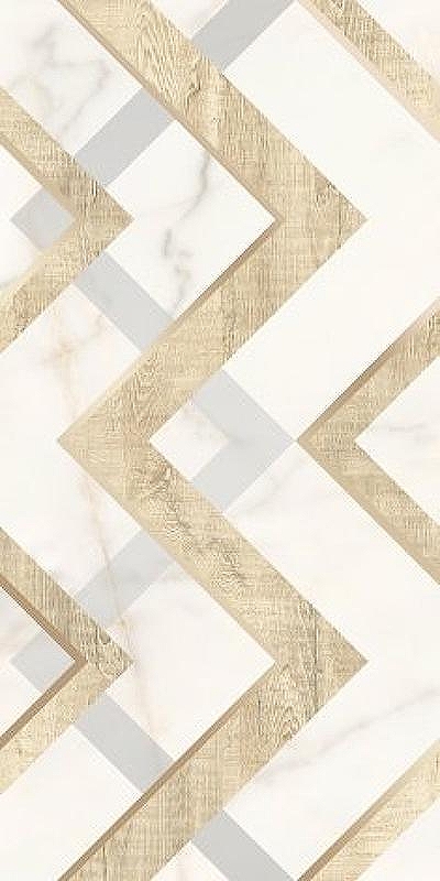 Керамический декор Azori Apulia Oro Geometria 589002001 31,5х63 см