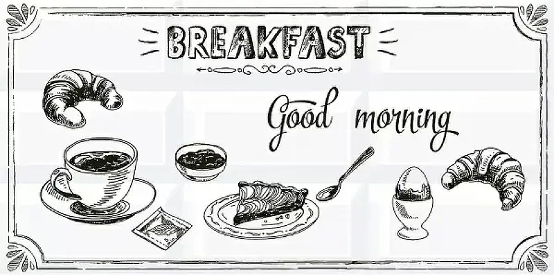 Керамический декор Azori Вог Breakfast 1 583012011 20,1х40,5 см