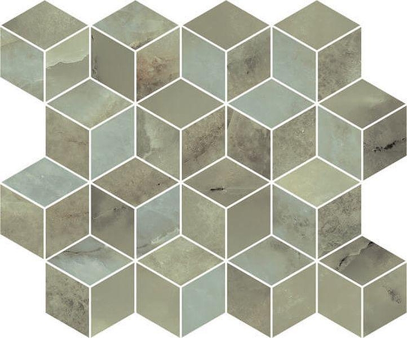 Керамический декор Kerama Marazzi Джардини зеленый мозаичный T017\14025 37,5х45 см