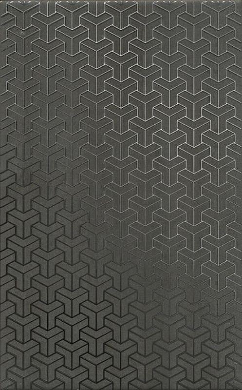 Керамический декор Kerama Marazzi Ломбардиа антрацит HGD\D371\6400 25х40 см