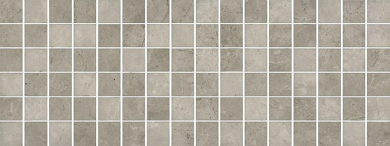 Керамический декор Kerama Marazzi Монсанту мозаичный серый светлый глянцевый MM15150 15х40 см