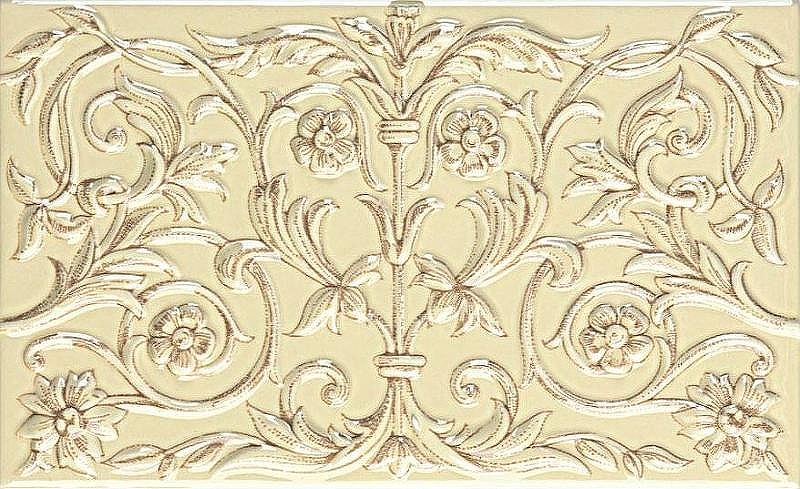 Керамический декор Petracers Grand Elegance Unicorni Crema B B UNIC B 02 12,5x20 см
