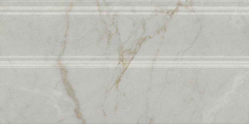 Керамический плинтус Kerama Marazzi Серенада белый глянцевый обрезной FMA030R 15х30 см