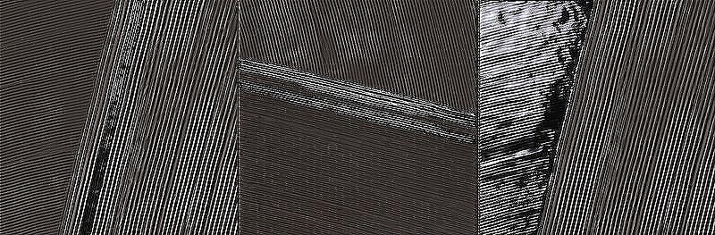 Керамическое панно Fap Ceramiche Mat More Metal Brown Inserto Mix f0XW 3 части 25х75 см