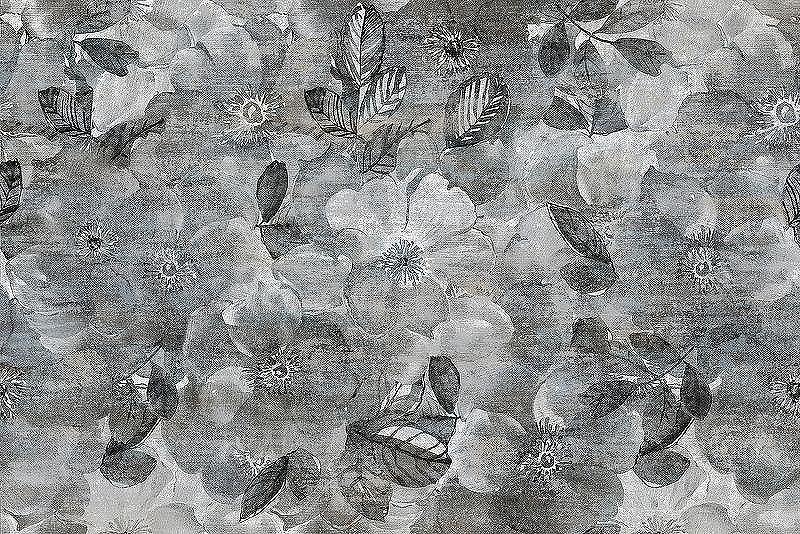 Керамическое панно Gracia Ceramica Lauretta black черный 01 (из 2-х плиток) 60x90 см