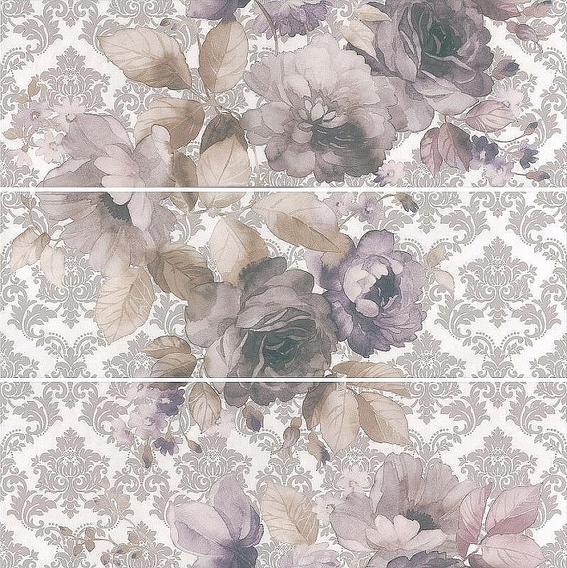 Керамическое панно Kerama Marazzi Город на воде Цветы MLD\A75\3x\12106R 75х75 см