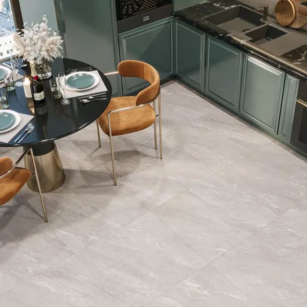 Керамогранит Alma Ceramica Angara 60x60x0.9 см 1.8 м² матовый цвет бежевый