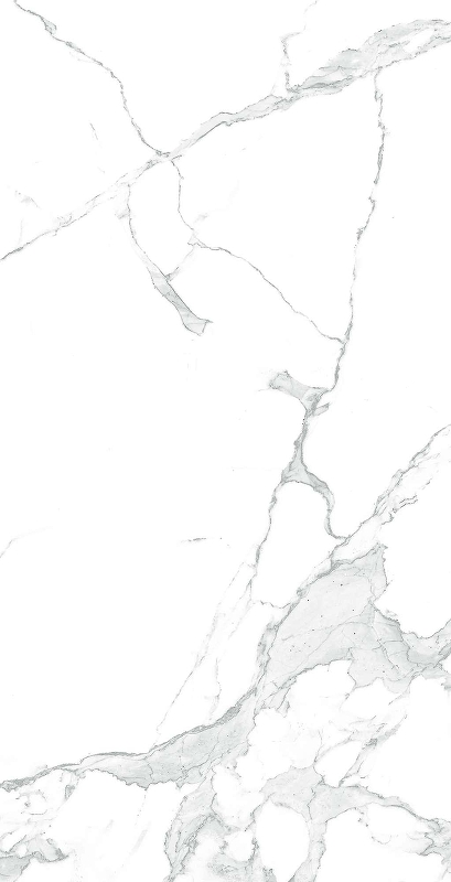 Керамогранит Arcadia Ceramica Paradise Statuario CR4003-A белый матовый с глянцевым эффектом 60х120 см