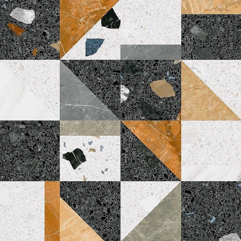 Керамогранит Arcana Ceramica Stracciatella Stellato-R Multicolor 80х80 см