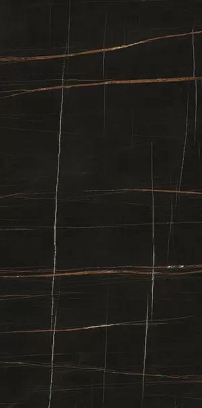 Керамогранит Ariostea Ultra Marmi Sahara Noir Lev Silk 6 mm UM6SK157585 75х150 см