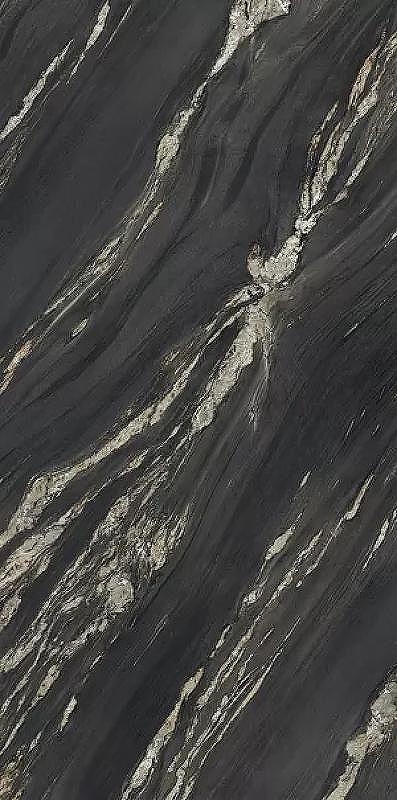 Керамогранит Ariostea Ultra Marmi Tropical Black Levigato Silk 6mm UM6SK157674 75х150 см