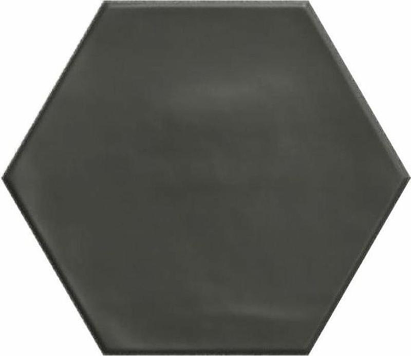Керамогранит Ceramica Ribesalbes Geometry Hex Black Matt PT03147 15х17,3 см