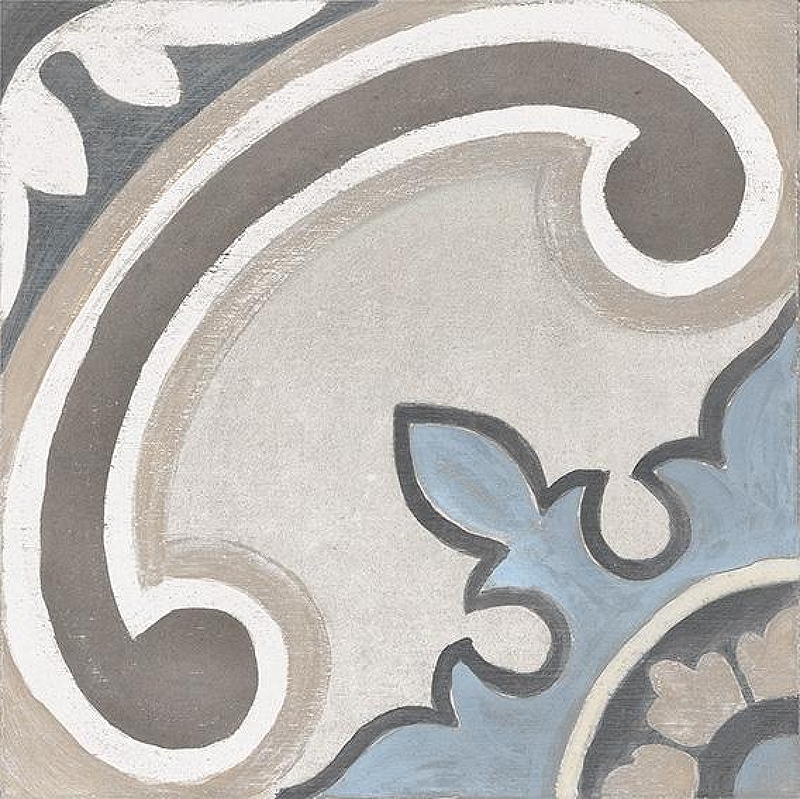 Керамогранит Cifre Adobe Gales Decor Ivory Mate Многоцветный Матовый 20x20 см