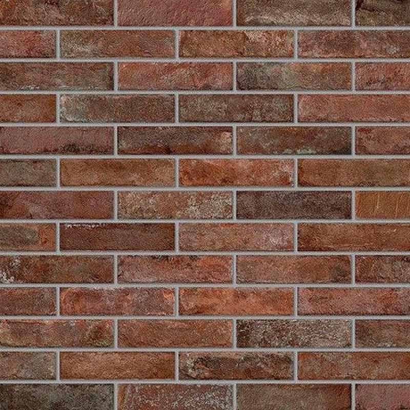 Керамогранит Dado Ceramica Brickone Rosso Berlino BKN004 7,4х31 см