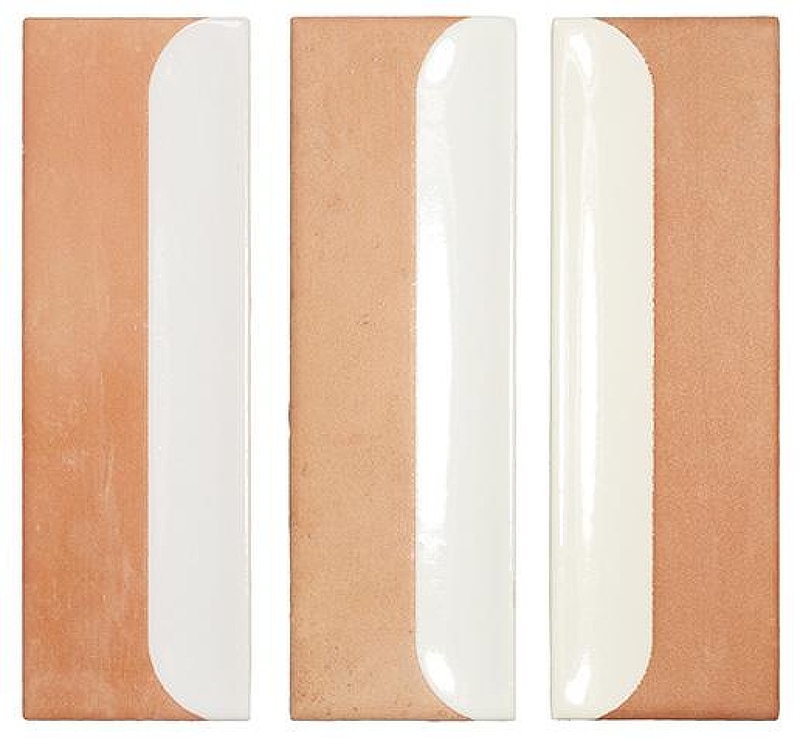 Керамогранит DNA Tiles Bow Decor Cotto Бежевый комбинированная 5,2x16 см