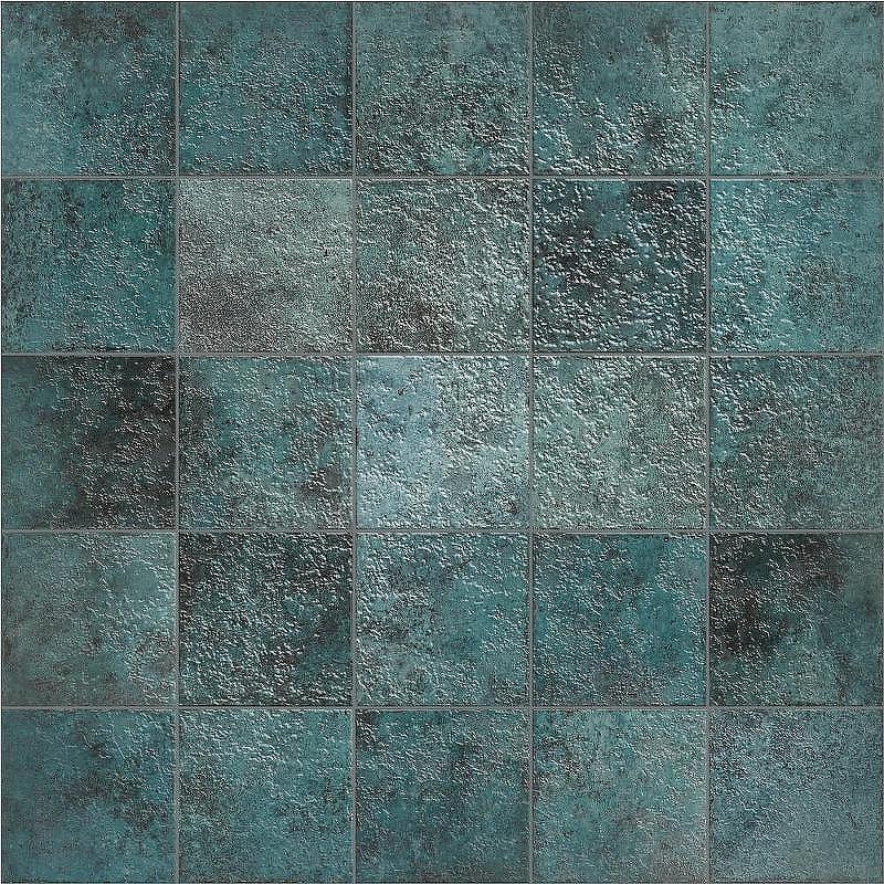 Керамогранит Dune Tahiti turquoise Glossy 188827 14,7х14,7 см