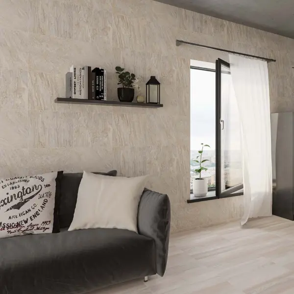 Керамогранит Estima Рок RC02 40.5x40.5 см 1.804 м² неполированный цвет бежевый