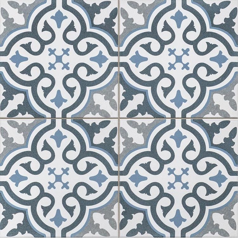 Керамогранит Etili Seramik BRIANNA Marina Pre-cut Синий Матовый 45x45 см